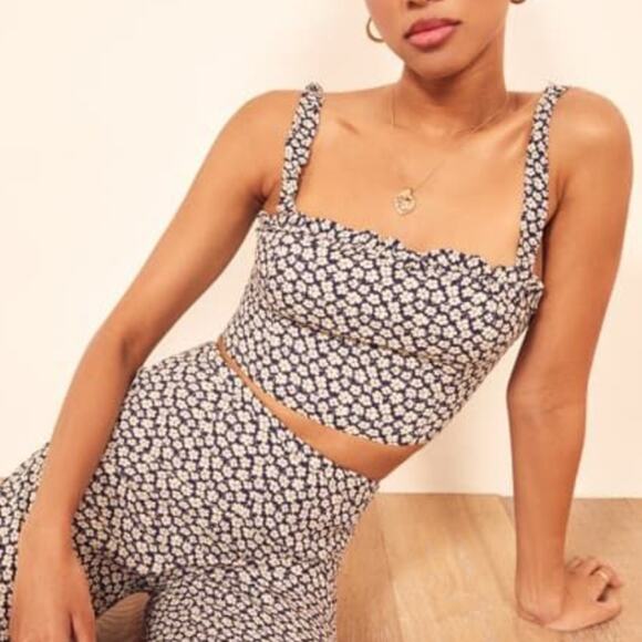 Reformation Coco Crop Top - Picture 1 of 8